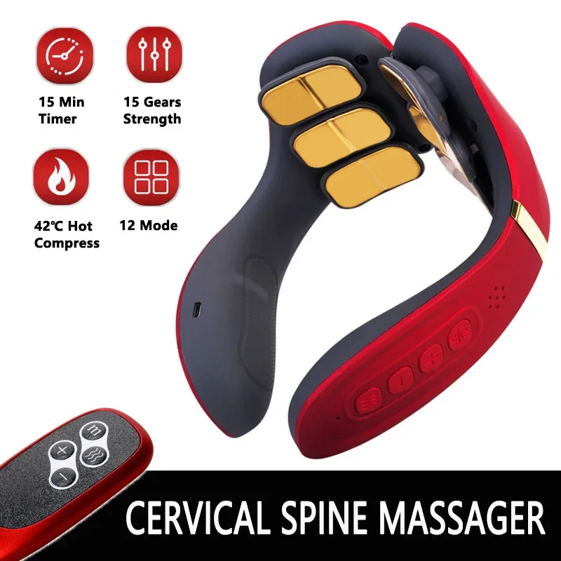 Heating12 Heads Back And Neck Massager 15 Gears Electric Neck Massage Instrument Massagers For Relieve Cervical Spondylosis
Heating12 Heads Back And Neck Massager 15 Gears Electric Neck Massage Instrument Massagers For Relieve Cervical Spondylosis