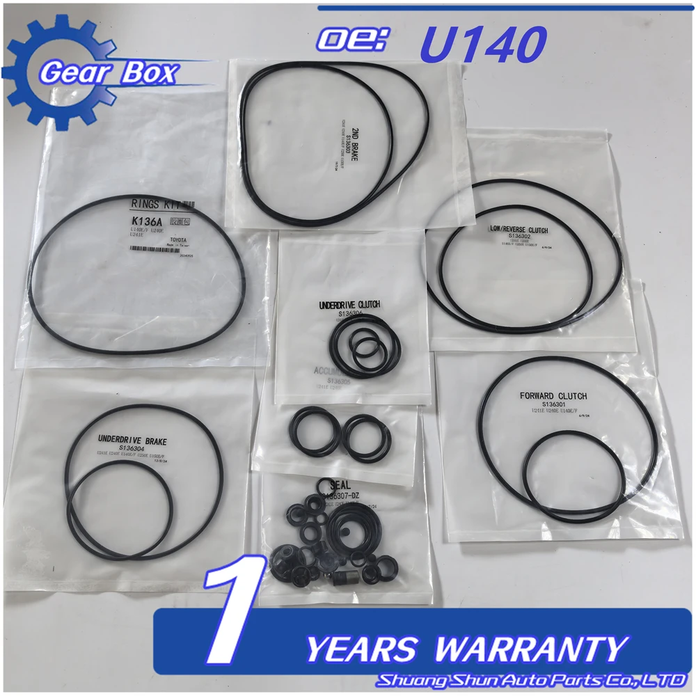 U140E U140F U241E U240E automatic transmission rubber ring wave box sealed parts automotive parts suitable for Toyota Lexus
U140E U140F U241E U240E automatic transmission rubber ring wave box sealed parts automotive parts suitable for Toyota Lexus