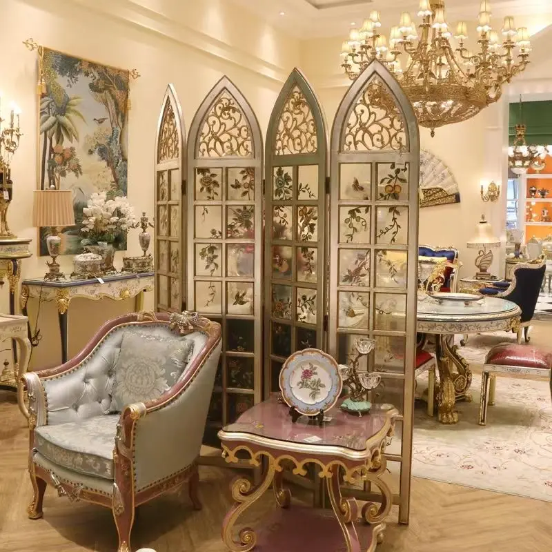 Light luxury new Chinese-style entry porch cabinet, screen partition, living room and dining room entrance door against the wall
Light luxury new Chinese-style entry porch cabinet, screen partition, living room and dining room entrance door against the wall