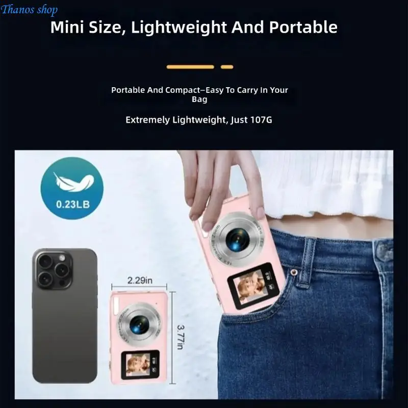 Lightweight Digital Camera With 4K Video Recording And Double Color Screens For Beginners Rechargeable Battery Camera X37A
Lightweight Digital Camera With 4K Video Recording And Double Color Screens For Beginners Rechargeable Battery Camera X37A