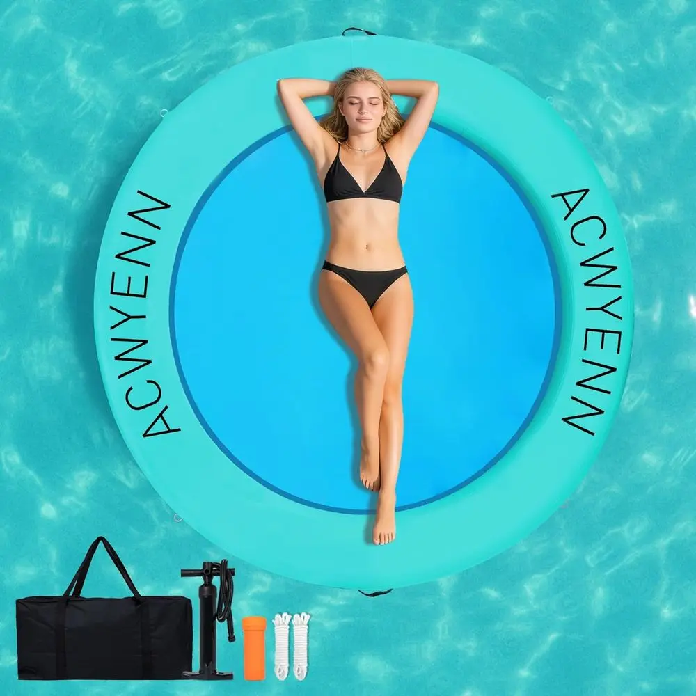 6/8/10/12 Person Inflatable Water Hammock for Lake, Pool, and Beach
6/8/10/12 Person Inflatable Water Hammock for Lake, Pool, and Beach