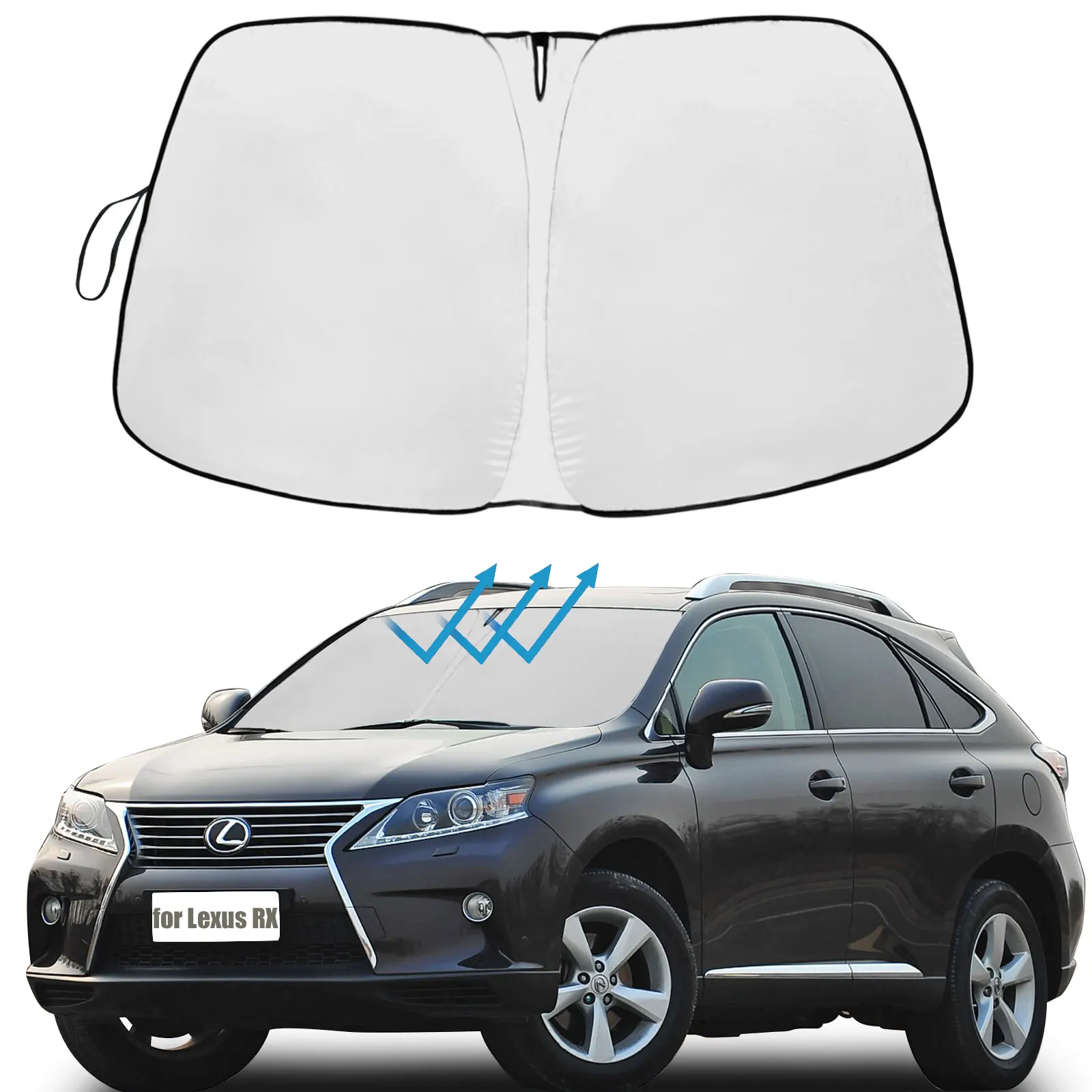 For Lexus RX 2010-2015 Car Windshield Sunshade Cover Auto Front Window Sun Shade Visor UV Protection Car Interior Accessories
For Lexus RX 2010-2015 Car Windshield Sunshade Cover Auto Front Window Sun Shade Visor UV Protection Car Interior Accessories