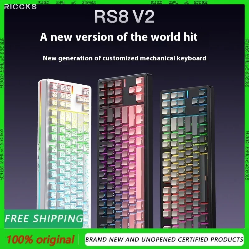 Механическая клавиатура PMO & Ricck RS8V2 с раскладкой 87% три режима, индивидуальный линейный переключатель, горячая замена BT, беспроводная связь QMK через поддержку в подарок
Механическая клавиатура PMO & Ricck RS8V2 с раскладкой 87% три режима, индивидуальный линейный переключатель, горячая замена BT, беспроводная связь QMK через поддержку в подарок