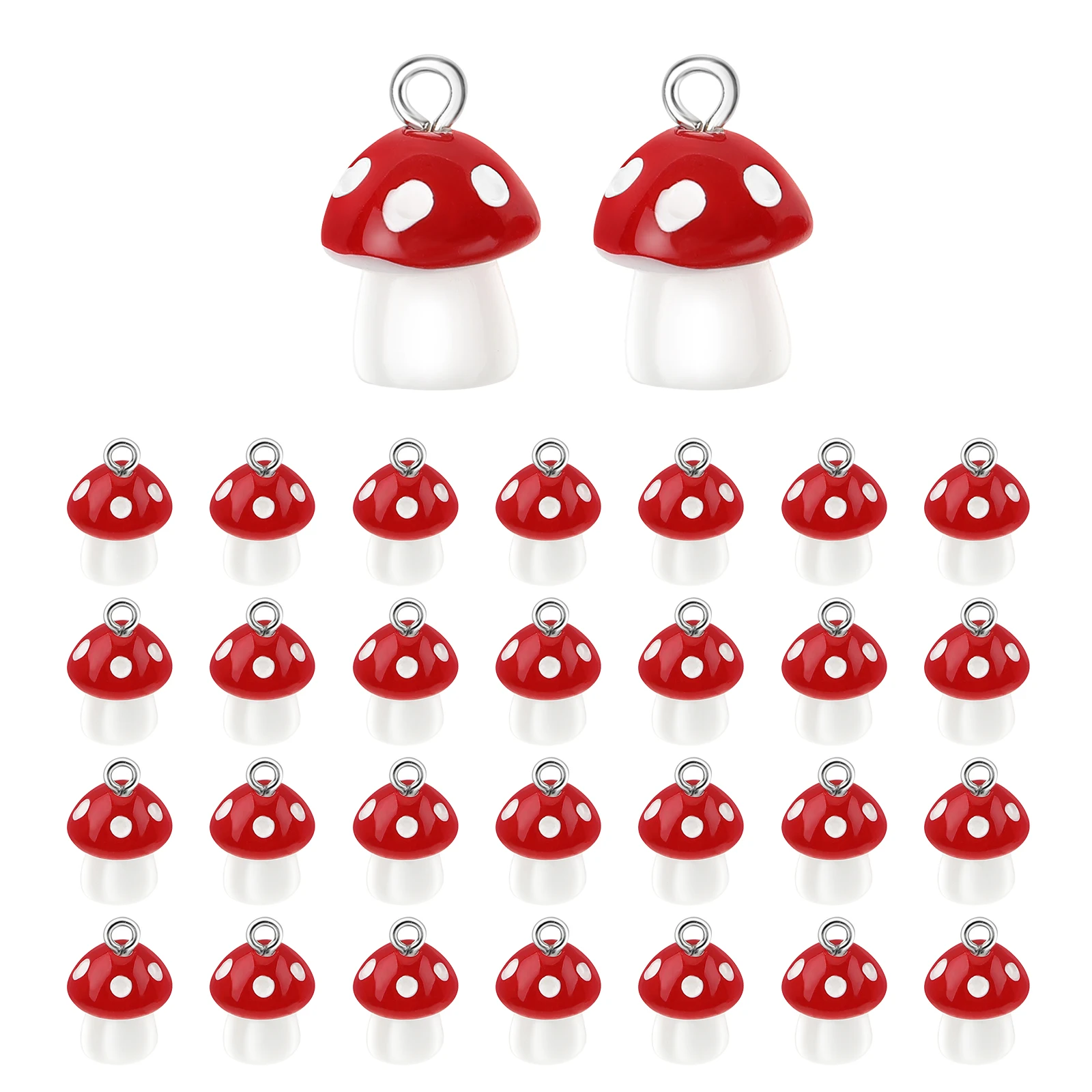 30 pcs Mushroom Pendants Charms for Jewelry Making DIY Crafts Accessories Necklace Earrings Mushroom Decor Bracelets Decor
30 pcs Mushroom Pendants Charms for Jewelry Making DIY Crafts Accessories Necklace Earrings Mushroom Decor Bracelets Decor