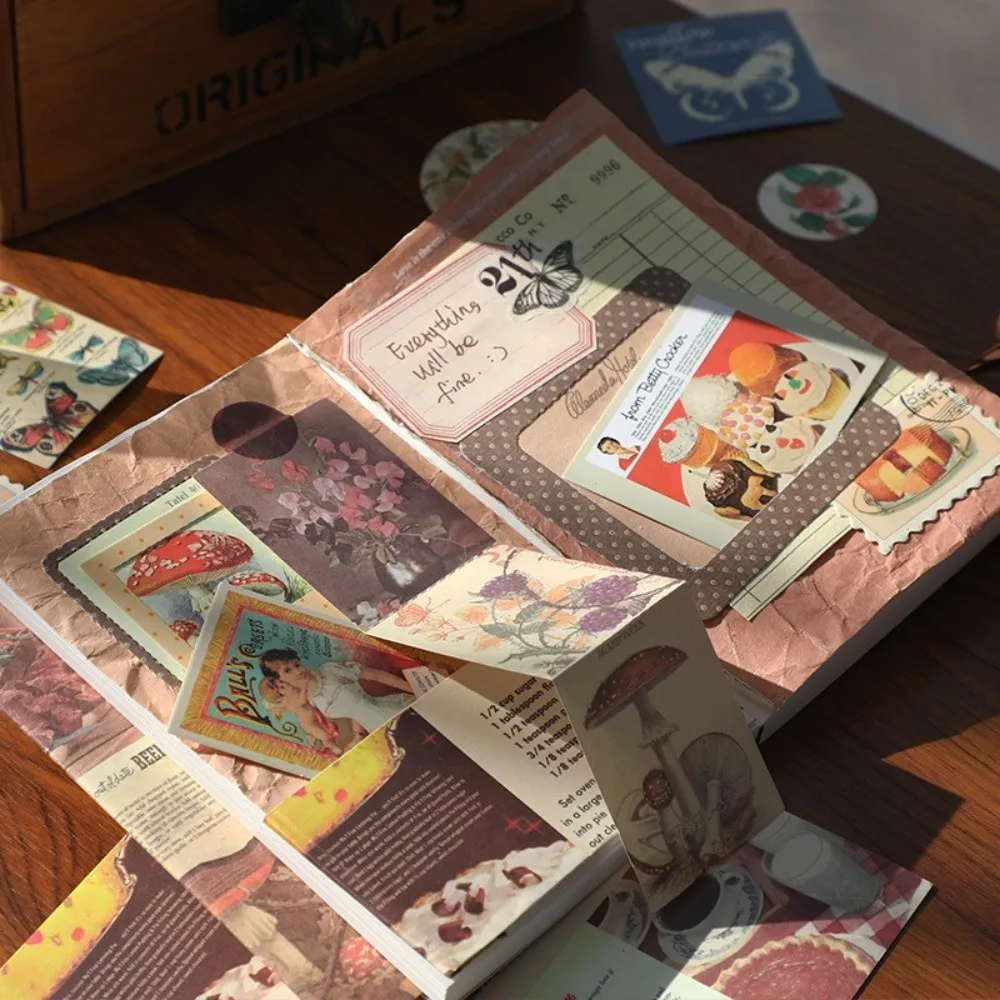 155Pcs/set Thickened Handbook Gift Box Set Exquisite Sticky Note Card Paper Vintage Notebook Set Literary Collage Stickers
155Pcs/set Thickened Handbook Gift Box Set Exquisite Sticky Note Card Paper Vintage Notebook Set Literary Collage Stickers
