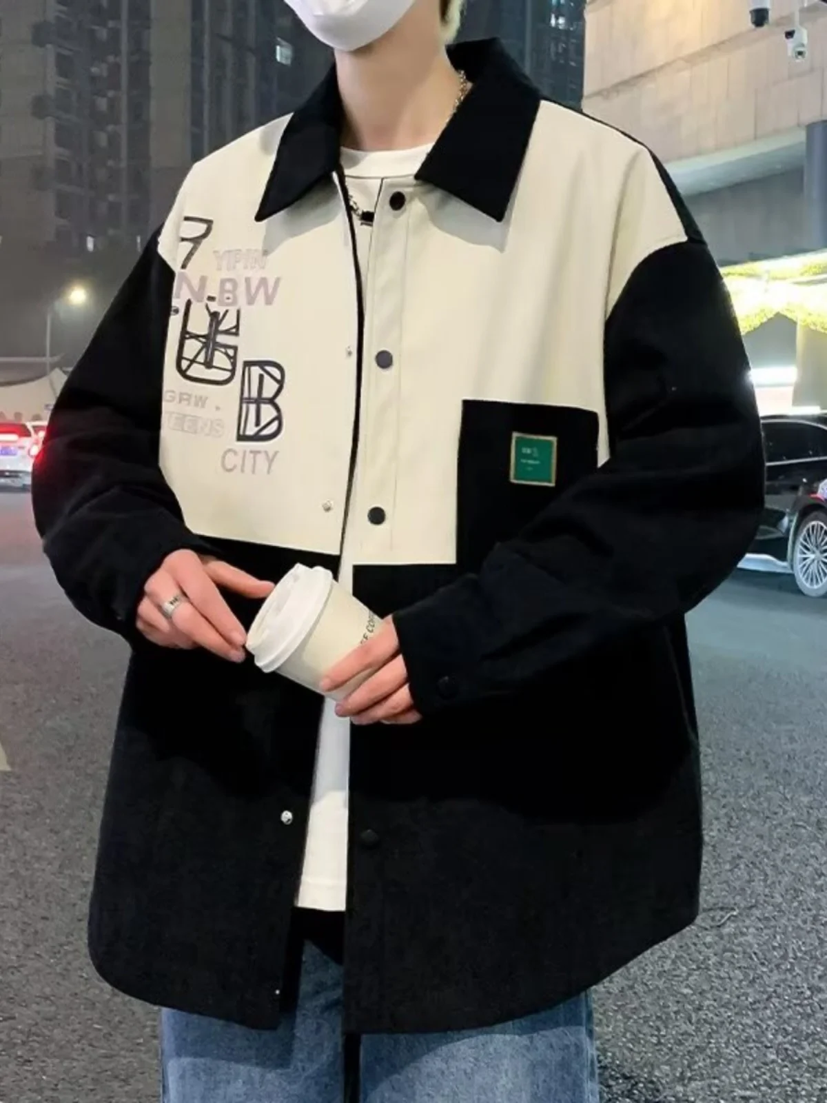 Autumn Winter Youth Men's Jacket 2024 New National Trend High School Student Turn-down Collar Large Size Men's Coat
Autumn Winter Youth Men's Jacket 2024 New National Trend High School Student Turn-down Collar Large Size Men's Coat