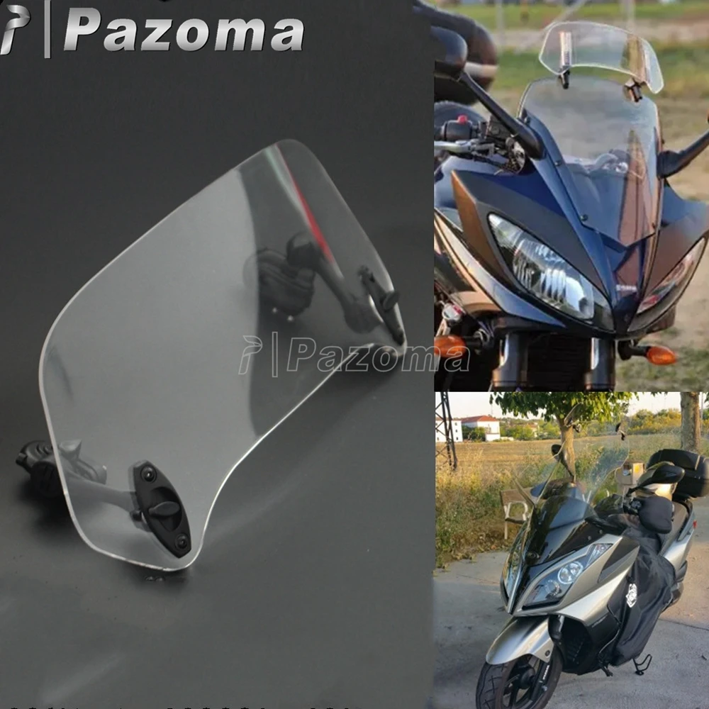 Universal Windshield Extension Spoiler Motorcycle Windscreen Air Deflector For Honda Suzuki Yamaha BMW Street Daul Bike Scooter
Universal Windshield Extension Spoiler Motorcycle Windscreen Air Deflector For Honda Suzuki Yamaha BMW Street Daul Bike Scooter