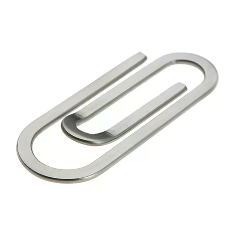Stainless Steel Slim Pocket Money Clip Wallet Metal Steel Bill Clip Clamp Folder Clip Cash ID Credit Card Money Holder
Stainless Steel Slim Pocket Money Clip Wallet Metal Steel Bill Clip Clamp Folder Clip Cash ID Credit Card Money Holder
