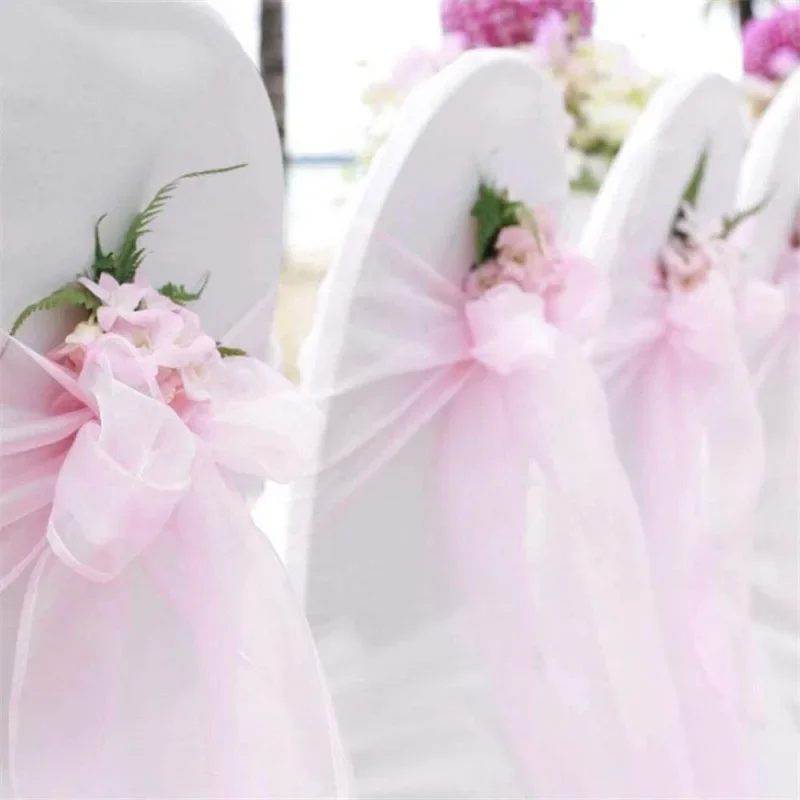 1Pcs Wedding Decoration Organza Chair Sashes Organdy Bow Tie Knot Birthday Party Christmas Halloween Events Hotel Supplies
1Pcs Wedding Decoration Organza Chair Sashes Organdy Bow Tie Knot Birthday Party Christmas Halloween Events Hotel Supplies
