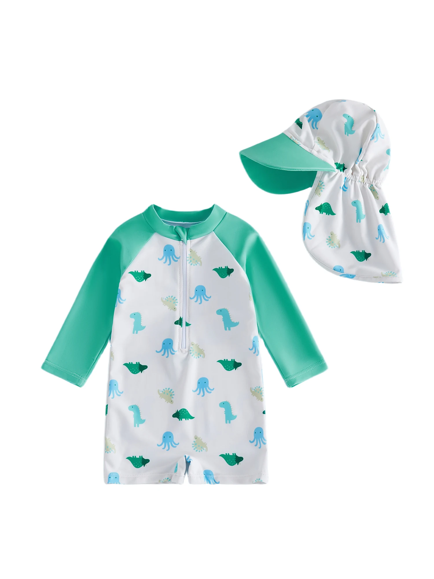 Купальник для маленьких девочек с принтом русалки, рукавами с рюшами, в комплекте с подходящей шляпкой от солнца и защитой от ультрафиолета.
Купальник для маленьких девочек с принтом русалки, рукавами с рюшами, в комплекте с подходящей шляпкой от солнца и защитой от ультрафиолета.