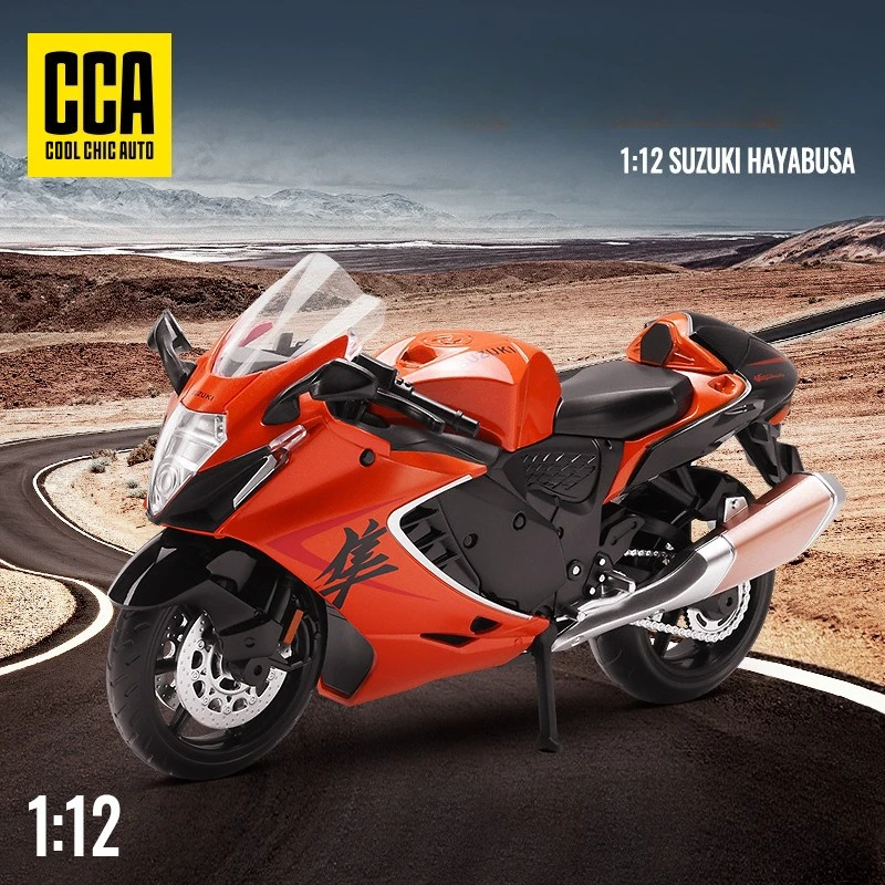 CCA 1:12 Suzuki Hayabusa Alloy Motorcycle Model Steering Shock Absorber Car Decoration Luxury Motorcycle Collectible Miniature
CCA 1:12 Suzuki Hayabusa Alloy Motorcycle Model Steering Shock Absorber Car Decoration Luxury Motorcycle Collectible Miniature