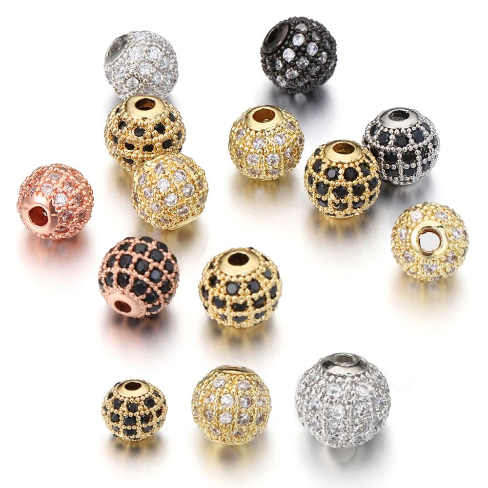 5pcs Cubic Round Spacer Beads Wholesale Brass Zircon Loose Beads for Necklace Bracelet Earrings DIY Jewelry Making Accessories
5pcs Cubic Round Spacer Beads Wholesale Brass Zircon Loose Beads for Necklace Bracelet Earrings DIY Jewelry Making Accessories