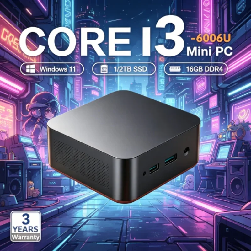 Vellichor Classic MINI PC Windows 11 Pro Core I3 6006U RAM 1TB SSD WIFI 6 BT5.2 4K HD Retro Gaming Clerical Learning Mini Box
Vellichor Classic MINI PC Windows 11 Pro Core I3 6006U RAM 1TB SSD WIFI 6 BT5.2 4K HD Retro Gaming Clerical Learning Mini Box