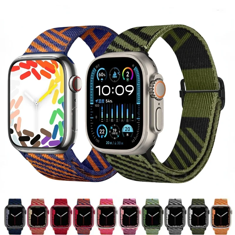 Нейлоновый ремешок для Apple Watch 46 мм, 45 мм, 44 мм, 42 мм, 41 мм, 40 мм, 38 мм, регулируемый браслет iWatch series Ultra2 10 9 8 7 6 5 4 3 SE
Нейлоновый ремешок для Apple Watch 46 мм, 45 мм, 44 мм, 42 мм, 41 мм, 40 мм, 38 мм, регулируемый браслет iWatch series Ultra2 10 9 8 7 6 5 4 3 SE
