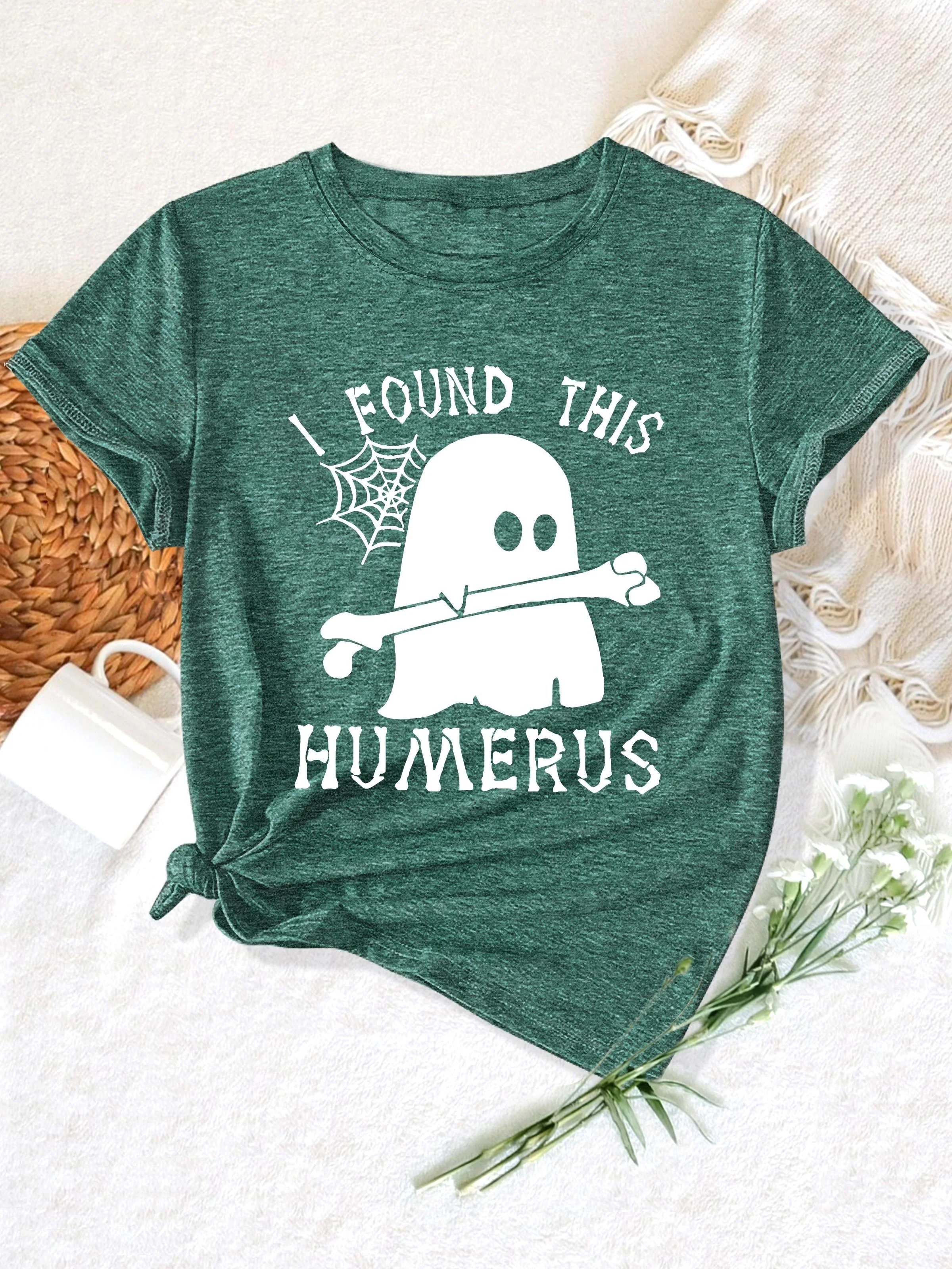 Женская забавная и юмористическая футболка с креативным слоганом и призраком, повседневная футболка с короткими рукавами на тему Хэллоуина
Женская забавная и юмористическая футболка с креативным слоганом и призраком, повседневная футболка с короткими рукавами на тему Хэллоуина