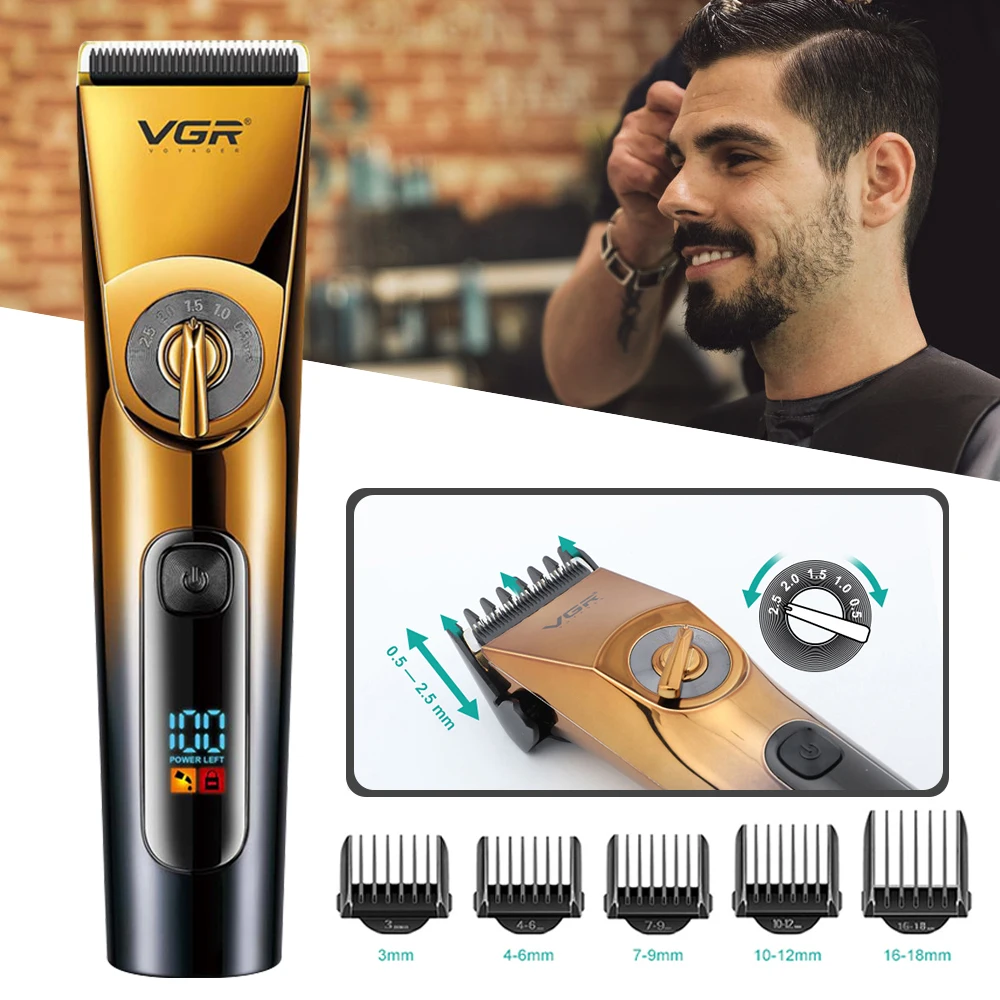 VGR-663 Hair Trimmer For Men Beard Trimer Professional Hair Clipper Electr Razor Hair Cutting Machine Haircut Electr Shaver
VGR-663 Hair Trimmer For Men Beard Trimer Professional Hair Clipper Electr Razor Hair Cutting Machine Haircut Electr Shaver