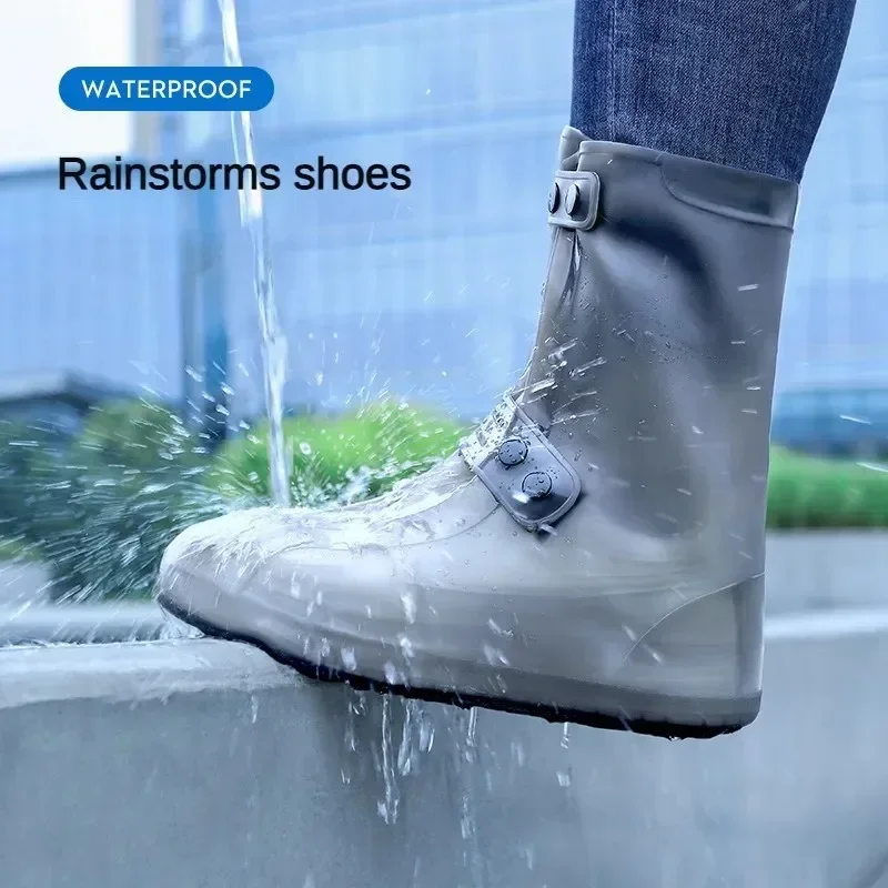 1PC Waterproof Silicone Shoe Cover High Top Rain Boots Cover Non-slip Shoes Protector Outdoor Reusable Thickened Footwear
1PC Waterproof Silicone Shoe Cover High Top Rain Boots Cover Non-slip Shoes Protector Outdoor Reusable Thickened Footwear