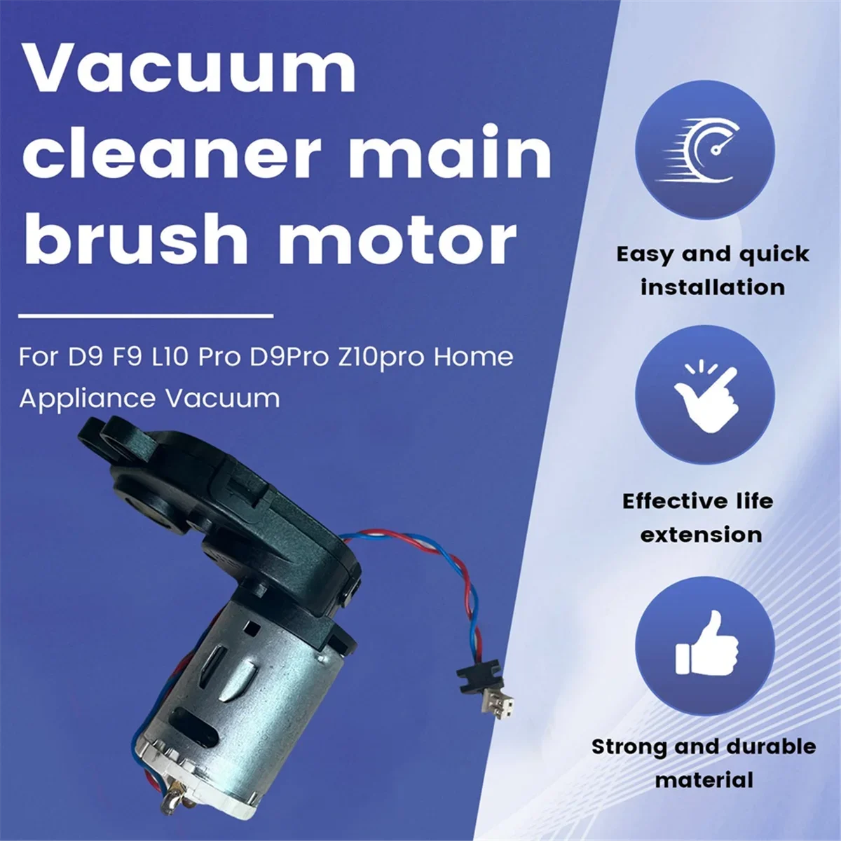B26B Replacement Main Roller Brush Motor for Ecovacs DEEBOT T8/T9/N8/X1/T10 / T20 Series Robot Vacuum Cleaner Parts
B26B Replacement Main Roller Brush Motor for Ecovacs DEEBOT T8/T9/N8/X1/T10 / T20 Series Robot Vacuum Cleaner Parts