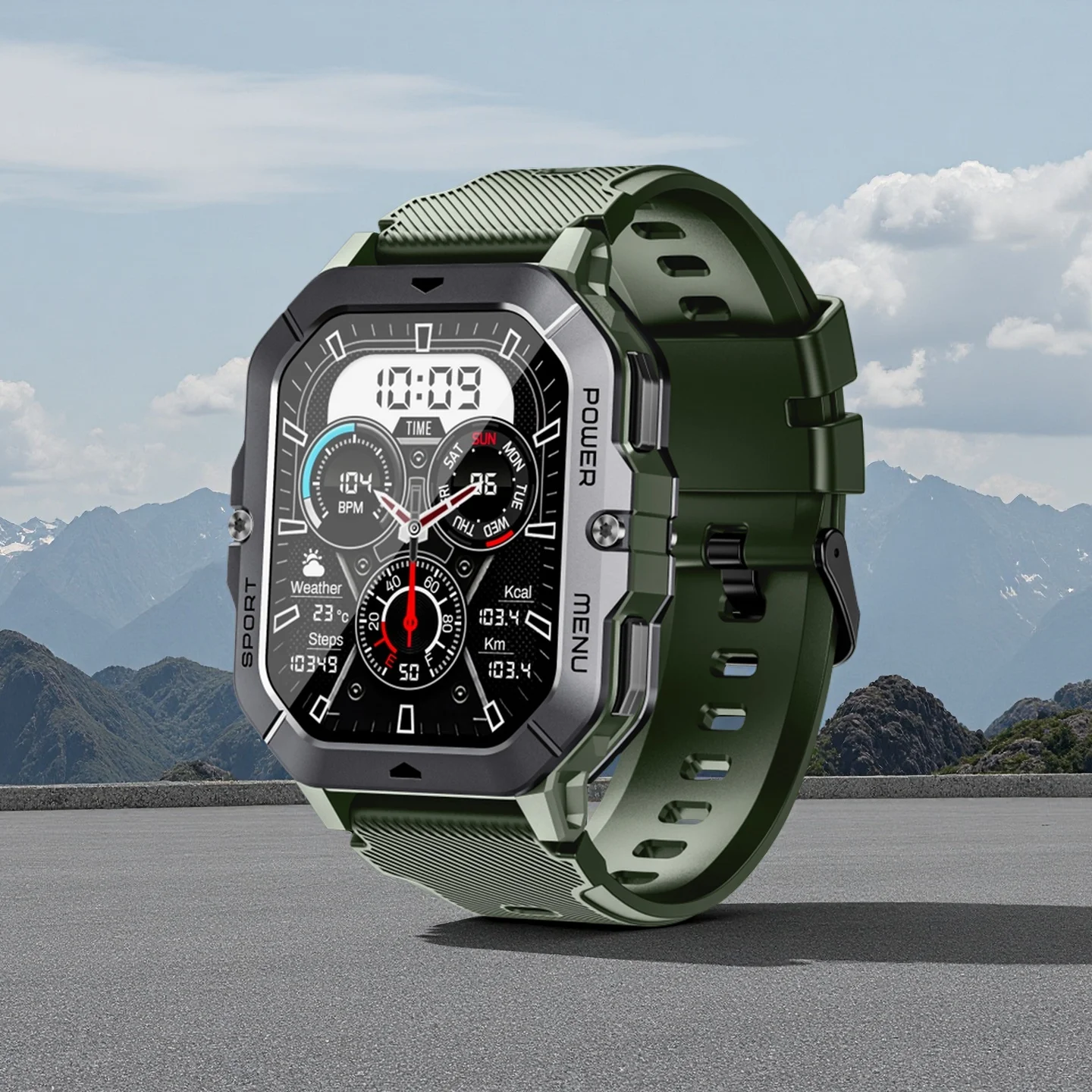 Спортивные умные часы Leadoys C28 с водонепроницаемостью 1 АТМ, датчиком сердца VC30F, памятью 128 МБ и магнитной зарядкой
Спортивные умные часы Leadoys C28 с водонепроницаемостью 1 АТМ, датчиком сердца VC30F, памятью 128 МБ и магнитной зарядкой