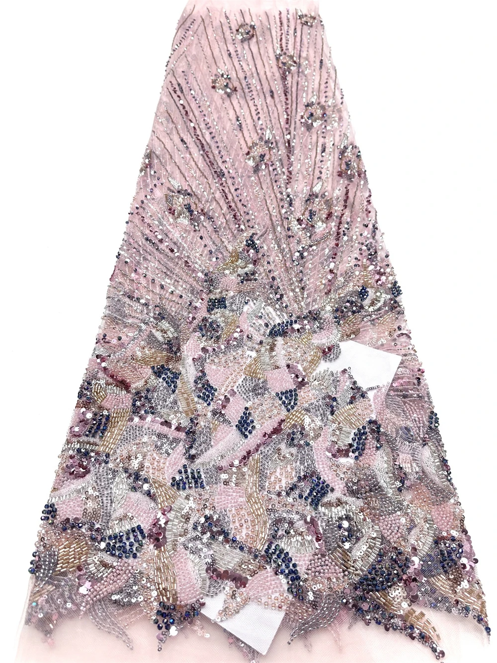 Luxury African Lace Fabric High Quality Sequins Beads Lace Fabrics For Nigerian Wedding French Tulle Lace Fabric
Luxury African Lace Fabric High Quality Sequins Beads Lace Fabrics For Nigerian Wedding French Tulle Lace Fabric