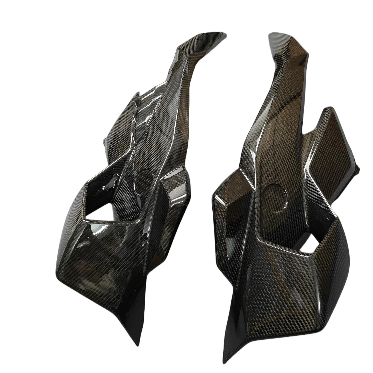 3K 100% Dry Carbon Fiber Front Upper Side Panel With Winglets for BMW S1000RR 2025 Carbon Fiber Motorcycle Fairing Kit
3K 100% Dry Carbon Fiber Front Upper Side Panel With Winglets for BMW S1000RR 2025 Carbon Fiber Motorcycle Fairing Kit