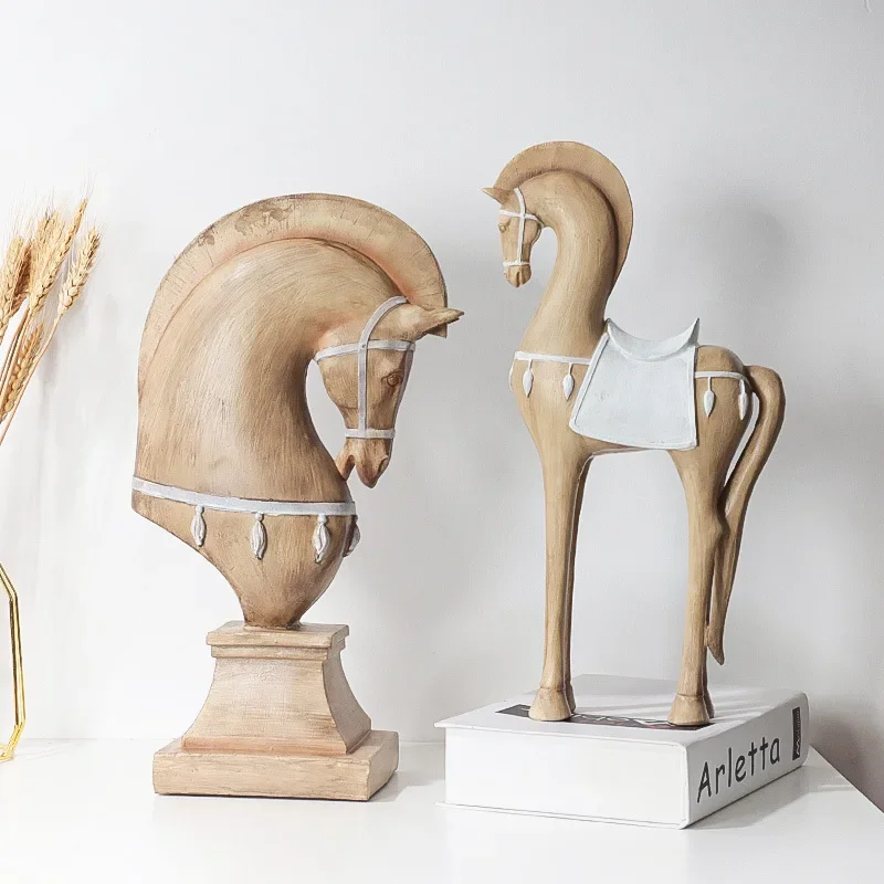 Nordic Ancient Resin Horse Statue for Office and Home Decoration, Desktop Ornaments, Handmade Craft, Modern Art, 54cm
Nordic Ancient Resin Horse Statue for Office and Home Decoration, Desktop Ornaments, Handmade Craft, Modern Art, 54cm
