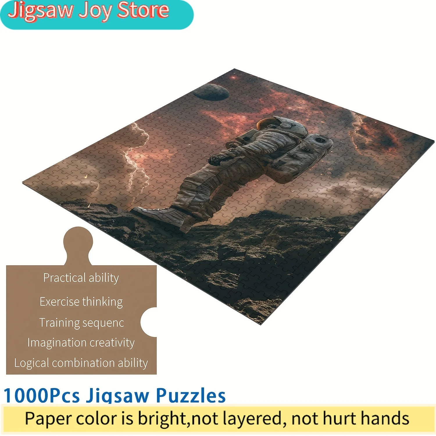 Пазл «Космонавт-исследователь» — высококачественная головоломка для всей семьи, изображающая космонавта на поверхности Луны с планетами и звездами.
Пазл «Космонавт-исследователь» — высококачественная головоломка для всей семьи, изображающая космонавта на поверхности Луны с планетами и звездами.