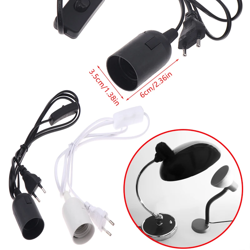 1PCS EU Plug E27 Lamp Base Holder With ON/OFF Switch Power Cord Cables Hanging Pendant LED Light Fixture Lamp Bulb Socket Cord
1PCS EU Plug E27 Lamp Base Holder With ON/OFF Switch Power Cord Cables Hanging Pendant LED Light Fixture Lamp Bulb Socket Cord