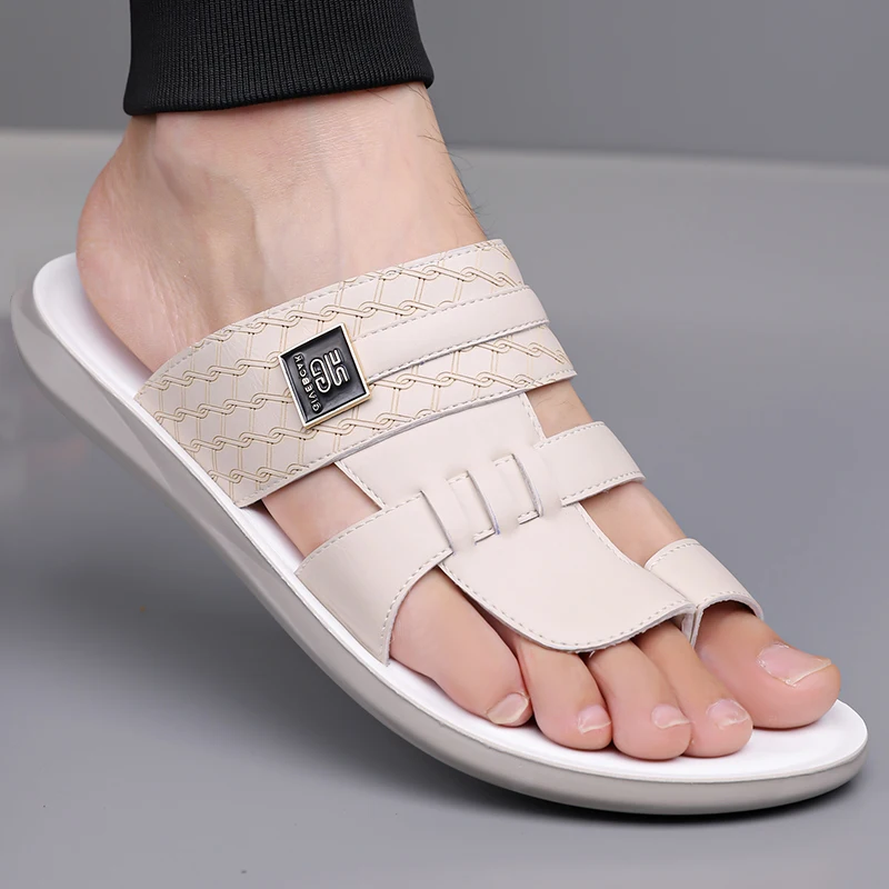 Men's Summer Soft-Sole Thong Slippers Trendy Anti-Slip Wear-Resistant Breathable Comfortable Outdoor Slip-On Sandals-2562
Men's Summer Soft-Sole Thong Slippers Trendy Anti-Slip Wear-Resistant Breathable Comfortable Outdoor Slip-On Sandals-2562