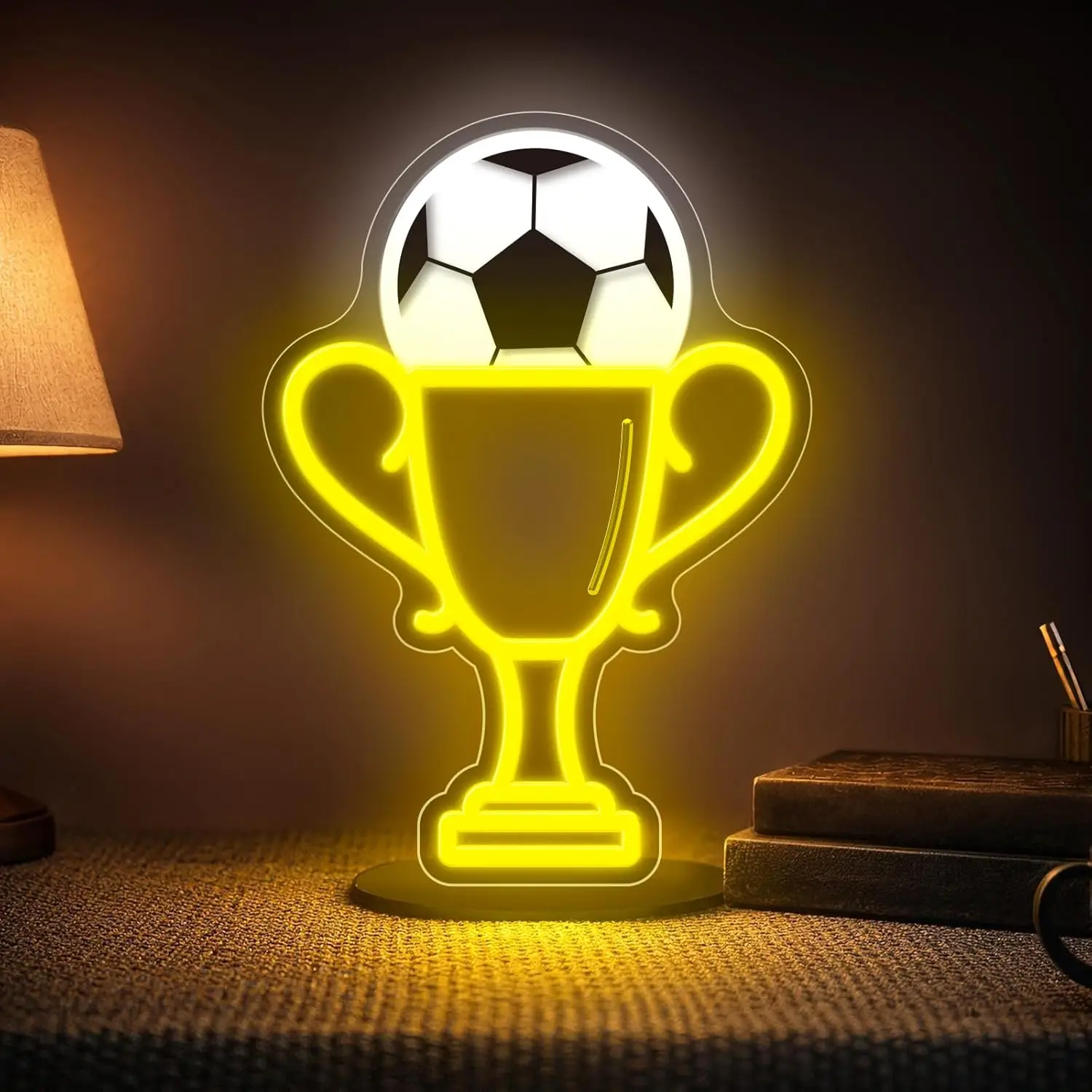 Soccer Neon Sign USB Powered Sport Theme LED Light for Club Party Bar Gaming Room Bedroom Decoration Gift Art Wall Light
Soccer Neon Sign USB Powered Sport Theme LED Light for Club Party Bar Gaming Room Bedroom Decoration Gift Art Wall Light