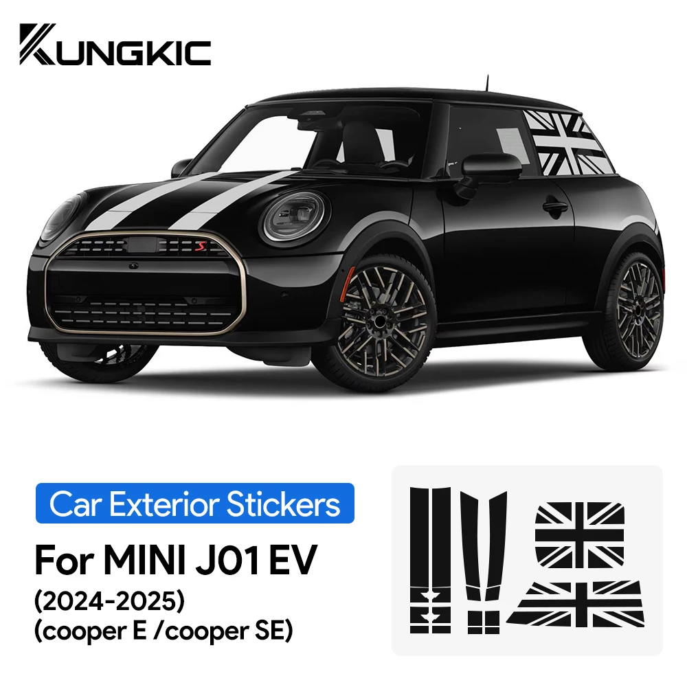 Наклейка на капот в полоску для MINI Electric Cooper E SE J01 EV 2024 2025, крышка двигателя автомобиля, виниловая наклейка, аксессуары для капота
Наклейка на капот в полоску для MINI Electric Cooper E SE J01 EV 2024 2025, крышка двигателя автомобиля, виниловая наклейка, аксессуары для капота