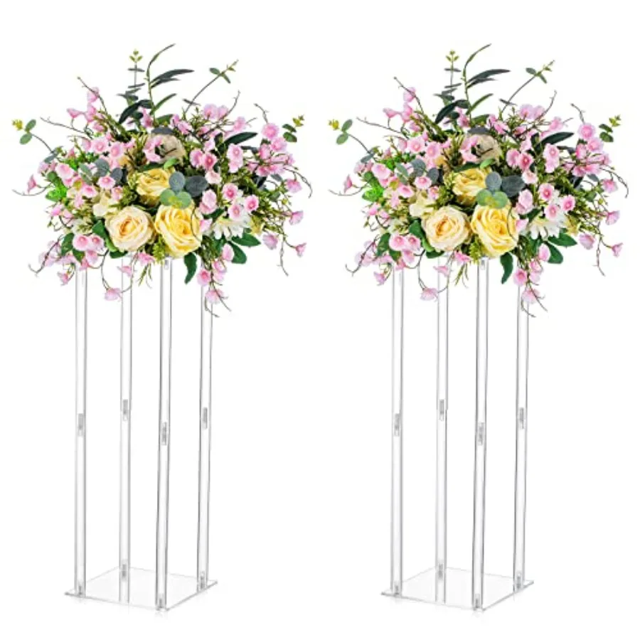 Wedding Centerpieces Acrylic Vases - Pcs 3.6 inch Tall Flower Vase Flowers Stand for Party Tables Decorations - Elegant Bulk We
Wedding Centerpieces Acrylic Vases - Pcs 3.6 inch Tall Flower Vase Flowers Stand for Party Tables Decorations - Elegant Bulk We