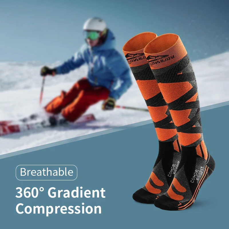 Thermal Ski Socks Knee High Winter Warm Compression Socks for Men Women Snowboarding Skiing Outdoor Sports Cold Weather
Thermal Ski Socks Knee High Winter Warm Compression Socks for Men Women Snowboarding Skiing Outdoor Sports Cold Weather