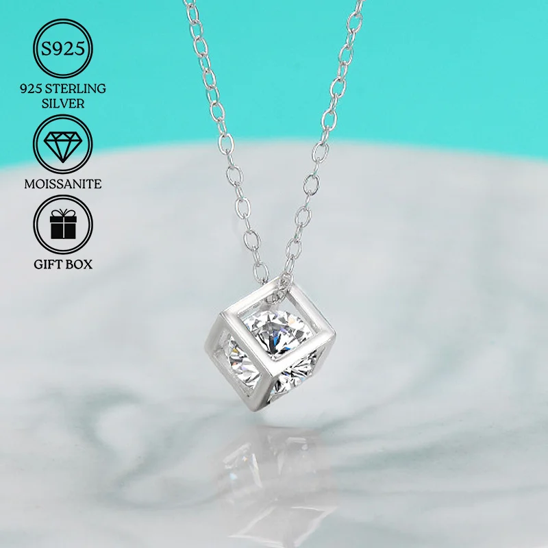1pc 1Carat Exquisitely Handmade 925 Silver Moissanite Necklace:Delightful Gift for Special Birthdays, Significant Anniversaries.
1pc 1Carat Exquisitely Handmade 925 Silver Moissanite Necklace:Delightful Gift for Special Birthdays, Significant Anniversaries.