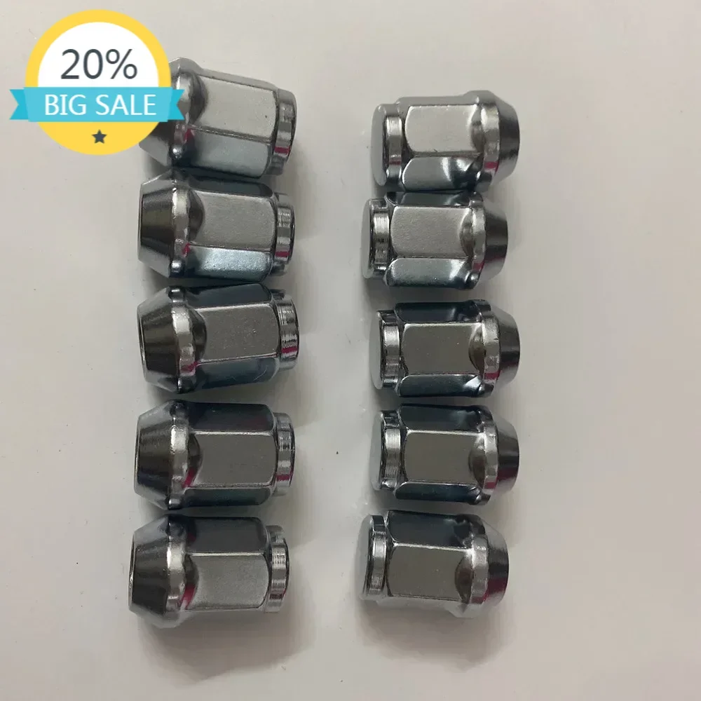 Car Wheel Nuts 19mm hex length 35mm M14x1.5 M12x1.5 M12x1.25 Lug Nuts m14x2, 1/2-20 Chrome Closed End Lug Nuts 10 Pieces
Car Wheel Nuts 19mm hex length 35mm M14x1.5 M12x1.5 M12x1.25 Lug Nuts m14x2, 1/2-20 Chrome Closed End Lug Nuts 10 Pieces