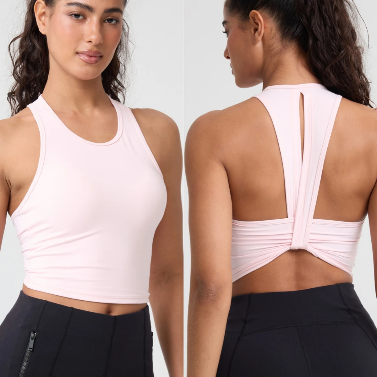 Women's Yoga vest Gym Tank Top with Built-in Bra Twist Backless Sports Crop Top Sleeveless Workout Running Fitness Shirt Women
Women's Yoga vest Gym Tank Top with Built-in Bra Twist Backless Sports Crop Top Sleeveless Workout Running Fitness Shirt Women