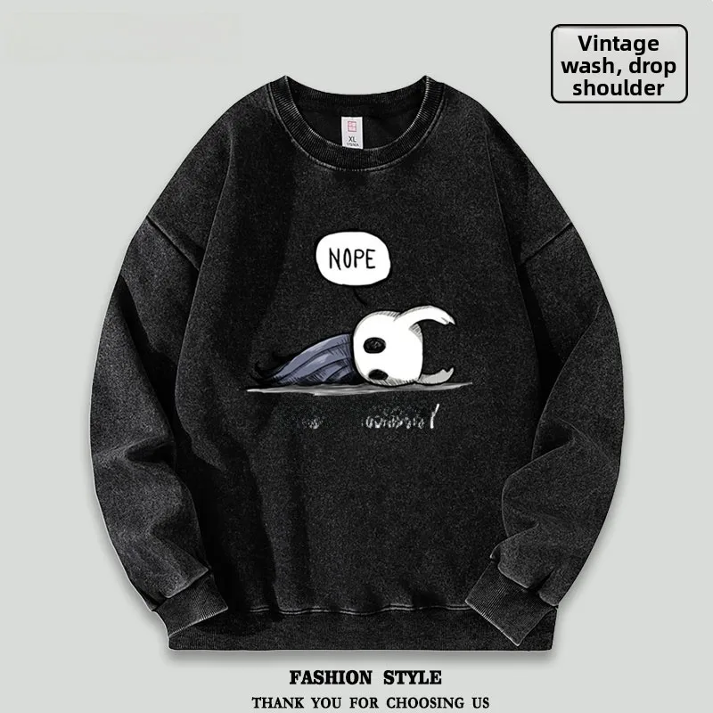 Худи Hollow Knight с круглым вырезом и тонкими рукавами, удобное, из смесового хлопка и полиэстера, повседневное
Худи Hollow Knight с круглым вырезом и тонкими рукавами, удобное, из смесового хлопка и полиэстера, повседневное