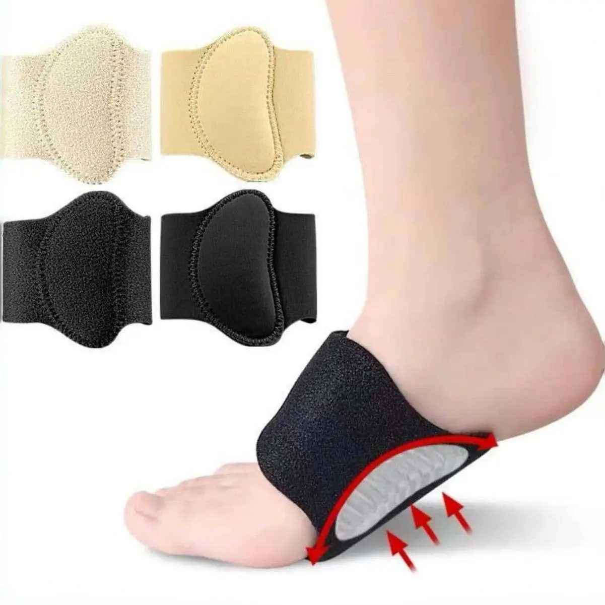 Comfortable Foot Arch Support Cushion Orthotic Insole Correct O/X Type Leg Shock Absorbing Pad
Comfortable Foot Arch Support Cushion Orthotic Insole Correct O/X Type Leg Shock Absorbing Pad