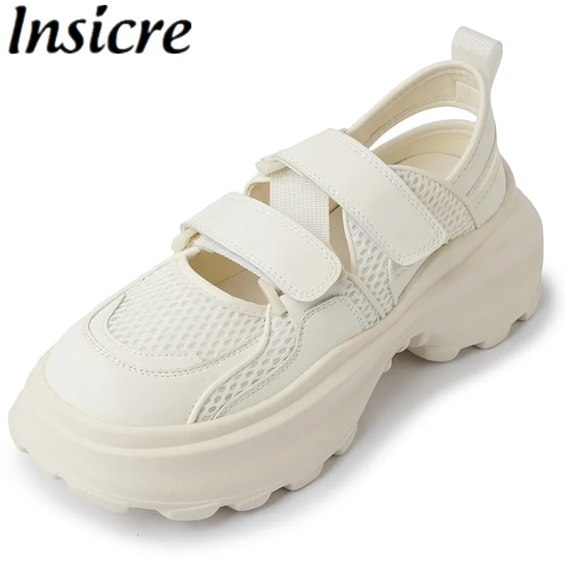 Insicre 2023 Summer Fashion Casual Shoes Mesh Cow Split Leather Platform Flat With Heel Round Toe Sport Women Pumps Beige
Insicre 2023 Summer Fashion Casual Shoes Mesh Cow Split Leather Platform Flat With Heel Round Toe Sport Women Pumps Beige