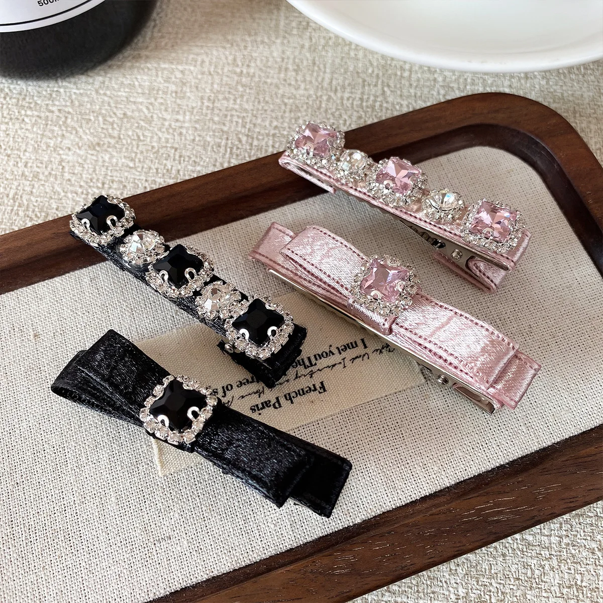 2 Pcs Women's Barrettes Set Korean BowClips High-quality Luxury Brand Hair Accessories Rhinestone Exquisite Sweet Kawaii Hair
2 Pcs Women's Barrettes Set Korean BowClips High-quality Luxury Brand Hair Accessories Rhinestone Exquisite Sweet Kawaii Hair