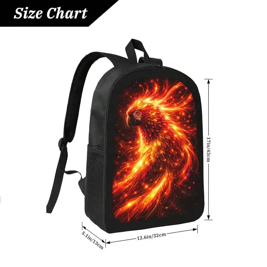 Flame Parrot Print Backpack Stylish Casual Lightweight Daypack For Adults
Flame Parrot Print Backpack Stylish Casual Lightweight Daypack For Adults