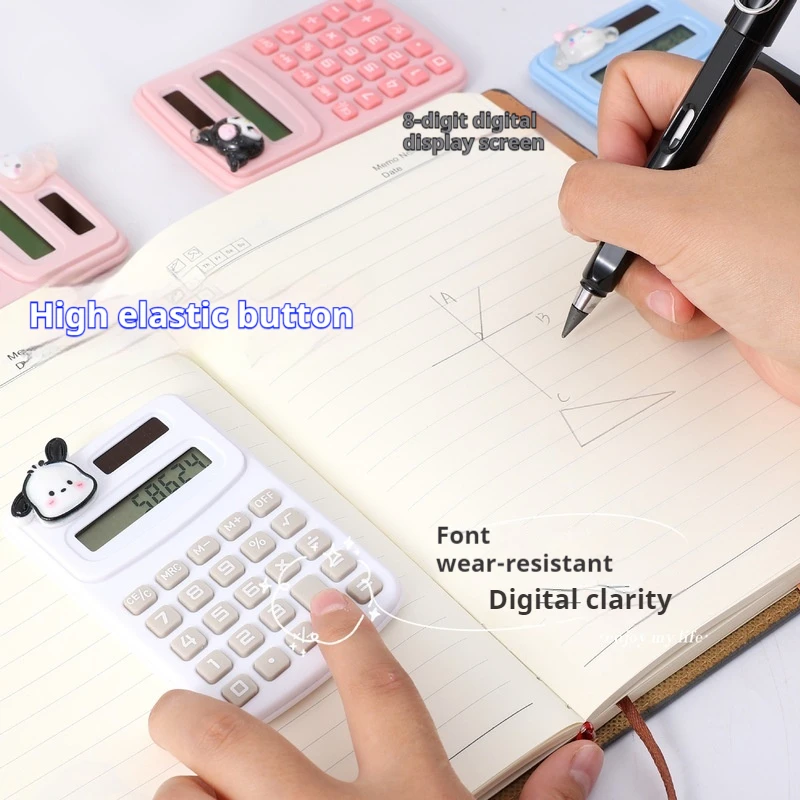 5/10pcs Sanrio Kuromi Melody Cartoon 3D Pattern Electronic Calculator Small Home Office Calculator Student Stationery Wholesale
5/10pcs Sanrio Kuromi Melody Cartoon 3D Pattern Electronic Calculator Small Home Office Calculator Student Stationery Wholesale