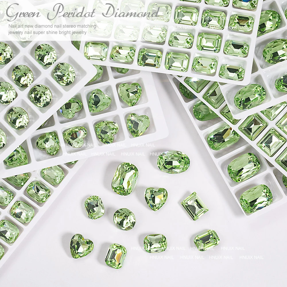 5Pcs High Quality Water Diamonds Green Series Crystal Diamond Nail Rhinestone 3D Non HotFix Nail Art Decoration DIY Tool
5Pcs High Quality Water Diamonds Green Series Crystal Diamond Nail Rhinestone 3D Non HotFix Nail Art Decoration DIY Tool
