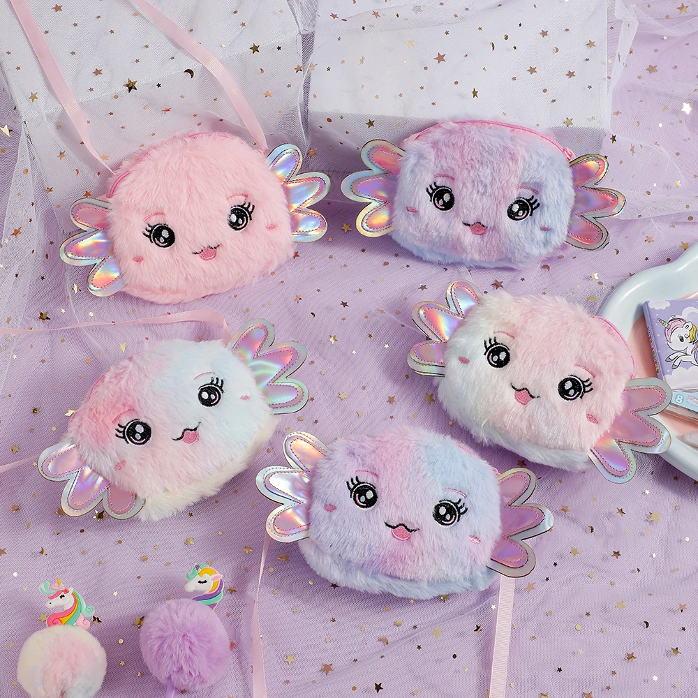 New Cartoon Big Eyed Baby Fish Plush Crossbody Bag Children Cute Shoulder Bag Coin Purse Girls' Storage Bag Birthday Party Gift
New Cartoon Big Eyed Baby Fish Plush Crossbody Bag Children Cute Shoulder Bag Coin Purse Girls' Storage Bag Birthday Party Gift