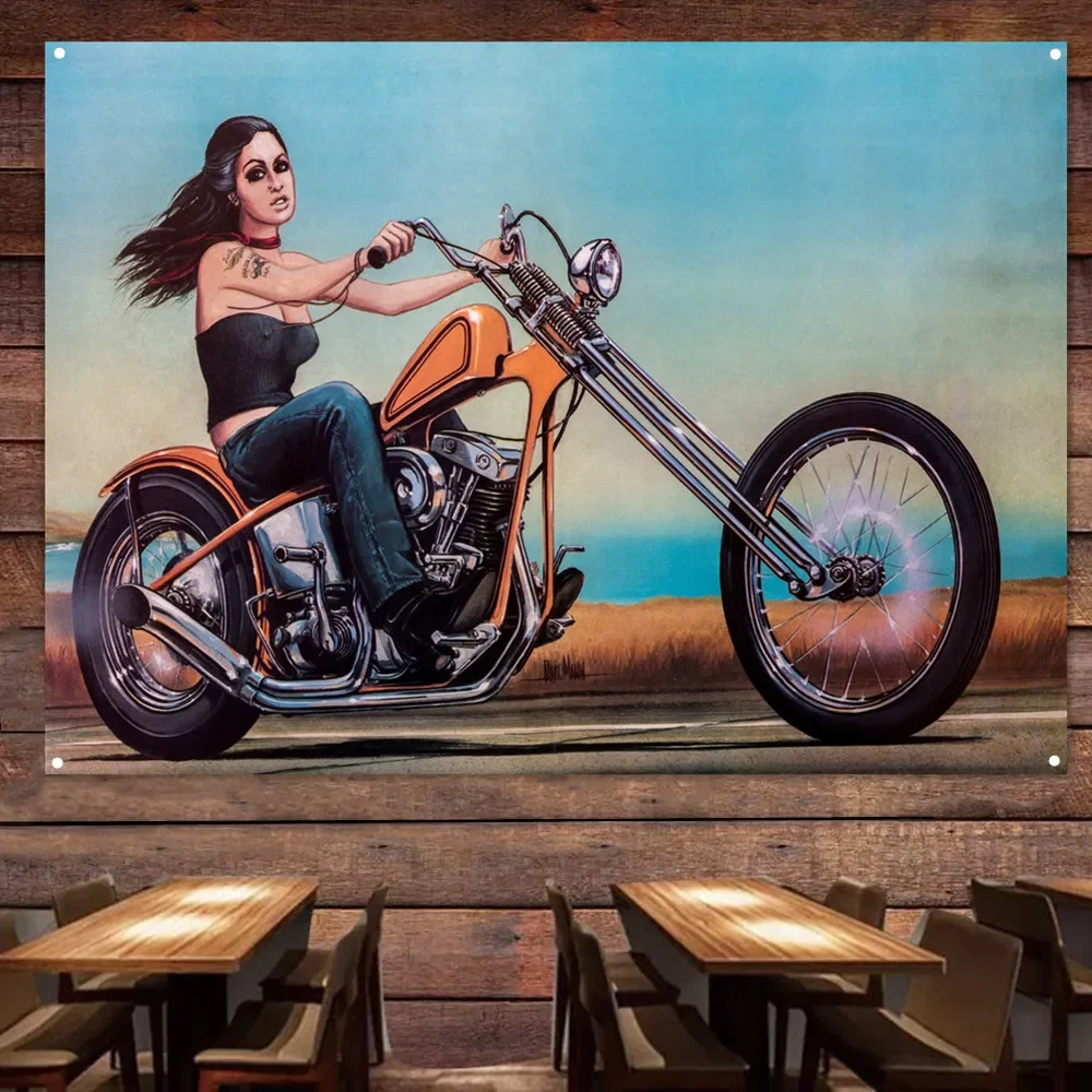 Female Rider Flag Banner Live or Ride Poster Decor Bikers Art Wall Sign Vintage Motorcycle Car Man Cave Bar Club Pub Garage
Female Rider Flag Banner Live or Ride Poster Decor Bikers Art Wall Sign Vintage Motorcycle Car Man Cave Bar Club Pub Garage