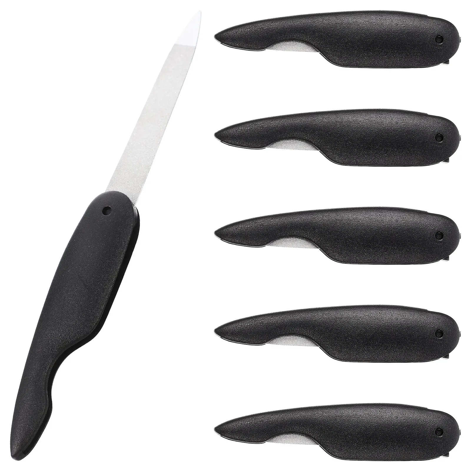 6pcs Nail File Mini Bird Foldable Black Small for Manicure Coarse Fine Grooming Tools Portable Premium Material
6pcs Nail File Mini Bird Foldable Black Small for Manicure Coarse Fine Grooming Tools Portable Premium Material