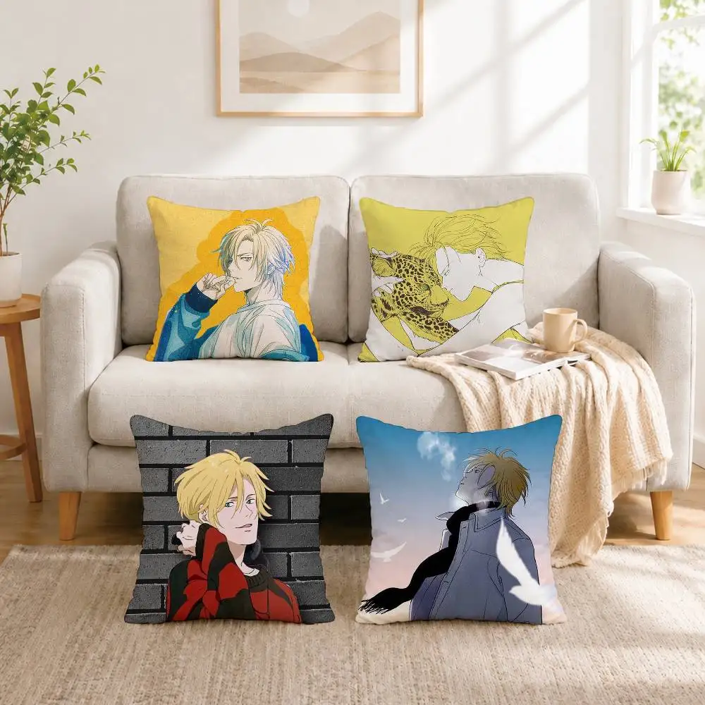 A-Anime BANANA FISH Ash Lynx Pillow Case Square Double-Sided Sofa Cushion Cover Bedroom Bedside Pillow Gift
A-Anime BANANA FISH Ash Lynx Pillow Case Square Double-Sided Sofa Cushion Cover Bedroom Bedside Pillow Gift