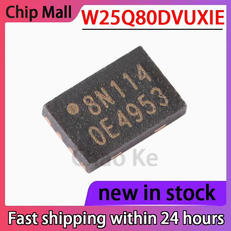 10PCS W25Q80DVUXIE Package USON-8-EP 8M Bit Serial Flash Memory Chip
10PCS W25Q80DVUXIE Package USON-8-EP 8M Bit Serial Flash Memory Chip