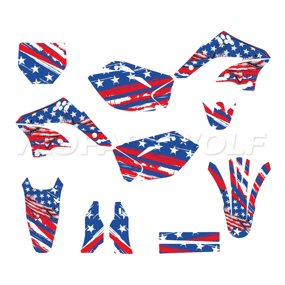 Number Name Custom Motorcycle Background Graphics Decals Stickers KIT Fit for Kawasaki KX450F KXF450 2006-2008
Number Name Custom Motorcycle Background Graphics Decals Stickers KIT Fit for Kawasaki KX450F KXF450 2006-2008