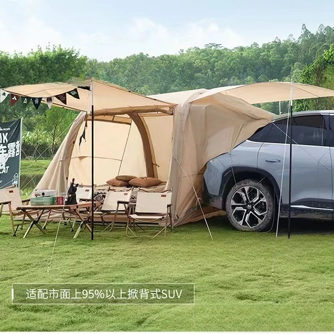 Baikal patent tram car rear inflatable tent rear tent TC cotton or Oxford cloth spot supply
Baikal patent tram car rear inflatable tent rear tent TC cotton or Oxford cloth spot supply